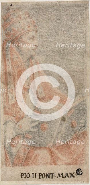 Pope Pius II, c. 1560. Creator: Federico Zuccaro.