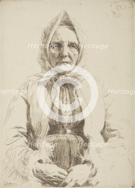 Mona, 1911. Creator: Anders Leonard Zorn.