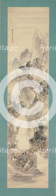 Landscape, 18th-19th century. Creator: Kushiro Unsen.