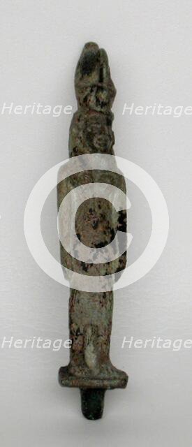 Statuette of the Goddess Mut, Egypt, Third Intermediate Period, Dynasty 21-25 (abt 1069-664 BCE). Creator: Unknown.