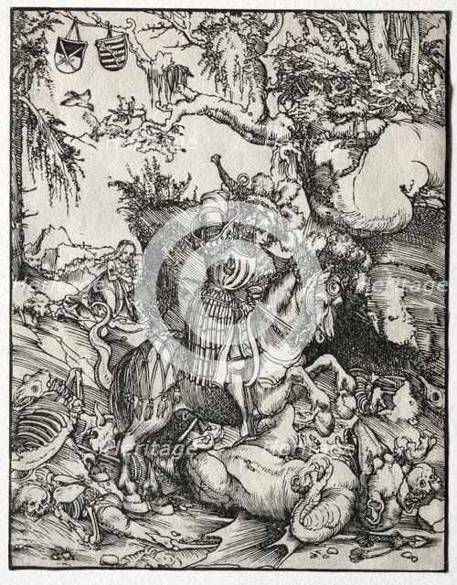 St. George Slaying the Dragon, 1500s. Creator: Lucas Cranach (German, 1472-1553).