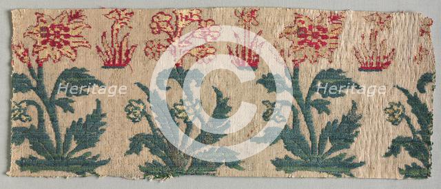 Velvet Fragment, 1600s. Creator: Unknown.