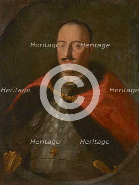 Portrait of Piotr Dembinski Nieczuja Coat of Arms (1660-1734), Castellan of Biecz, between 1670-1700 Creator: Unknown.