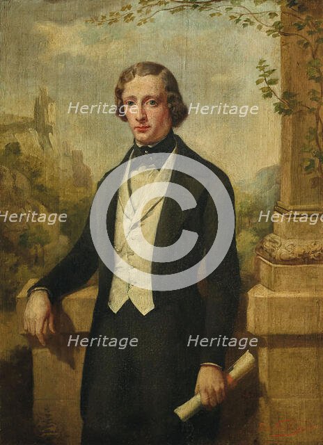 Portrait of Frédéric Chopin (1810-1849), 1843. Creator: Gallait, Louis Joseph (1810-1877).