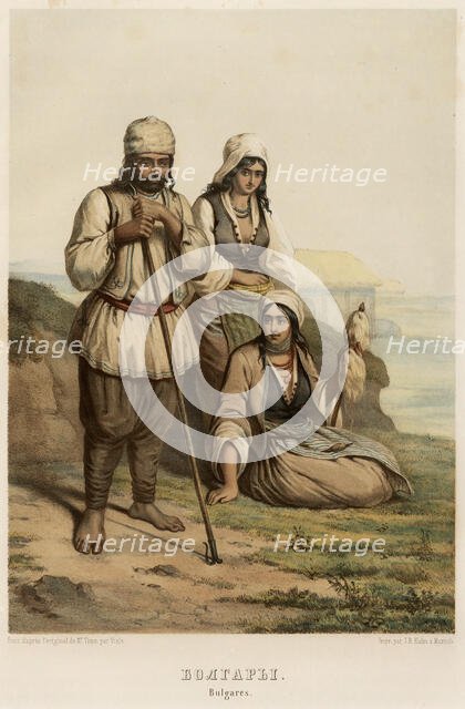 Bulgarians, 1862. Creator: Karl Fiale.