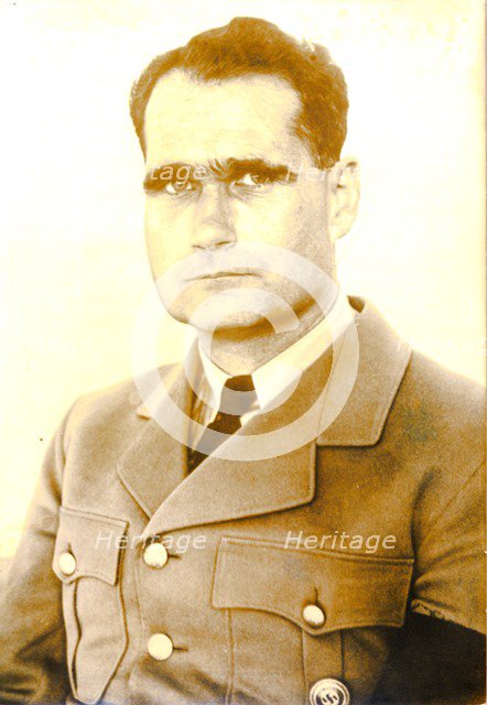 Rudolf Hess, Nazi Deputy Leader, World War II, c1933-c1941. Artist: Unknown