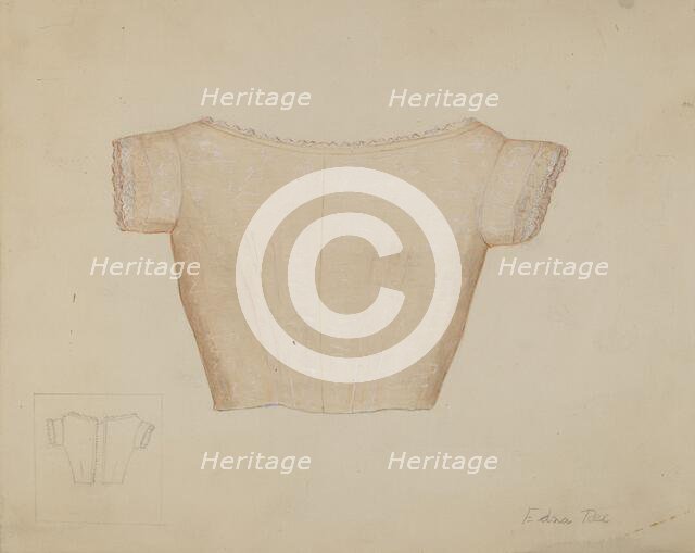 Wedding Under Bodice, 1935/1942. Creator: Edna C. Rex.