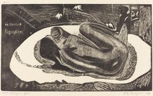 Manoa Tupapau (She is Haunted by a Spirit), 1894/1895. Creator: Paul Gauguin.