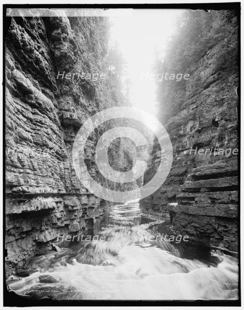 Up from Table Rock, Ausable Chasm, N.Y., between 1900 and 1906. Creator: Unknown.