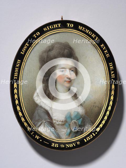 Portrait of Lady Grace Anna Newenham, 1784. Creator: Horace Hone (British, 1756-1825).