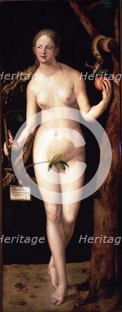  'Eva' oil by Albrecht Dürer.