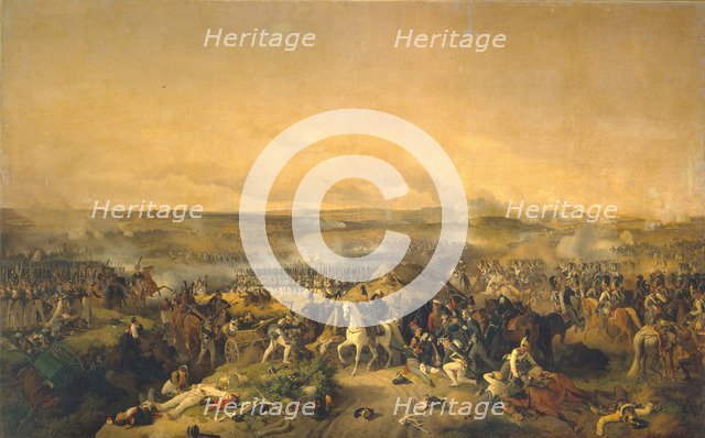 The Battle of Borodino on August 26, 1812, 1843. Artist: Hess, Peter von (1792–1871)