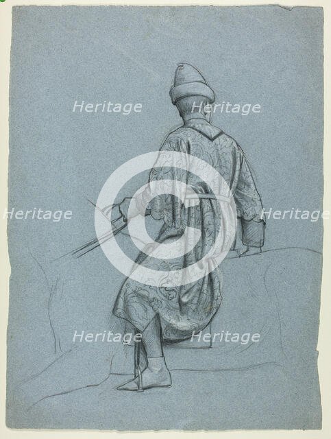 Man on Horseback, n.d. Creator: Henry Stacy Marks.