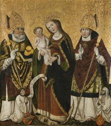 Madonna and Child with the Saint Bishops-Nicholas and Stanislaus, between 1520-1530. Creator: Unknown.