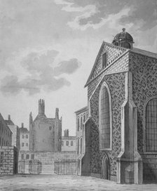 Rolls Chapel, Chancery Lane, City of London, 1800. Artist: Anon