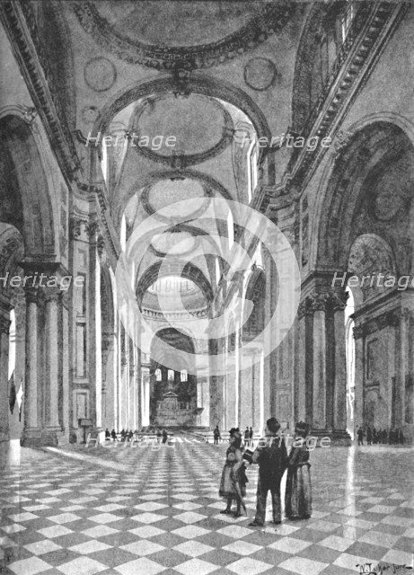 'St. Paul's Cathedral', 1891. Creator: William Luker.