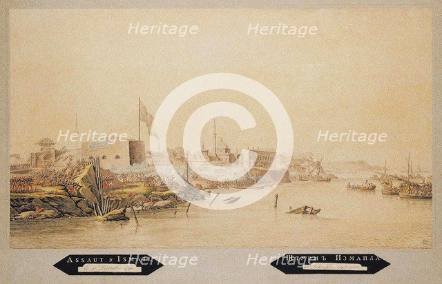 Russian army captured Izmail fortress.