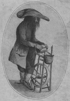 'A Sketch of a Knife Grinder', 1753. Artist: Unknown.