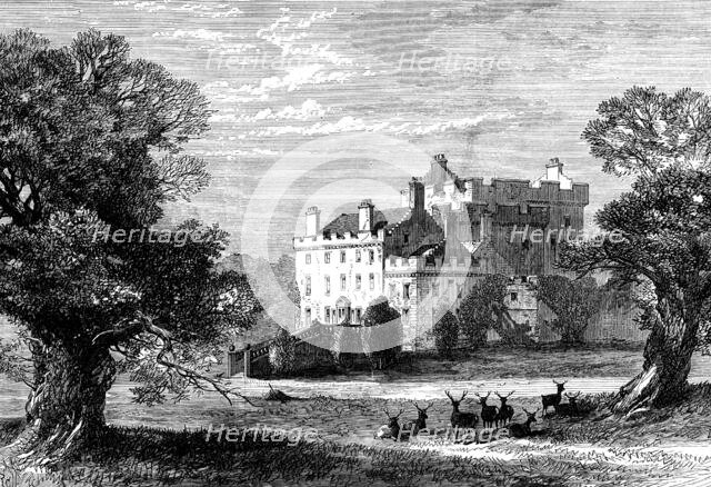 Ancrum House, near Jedburgh, lately destroyed by fire, 1873. Creator: Unknown.