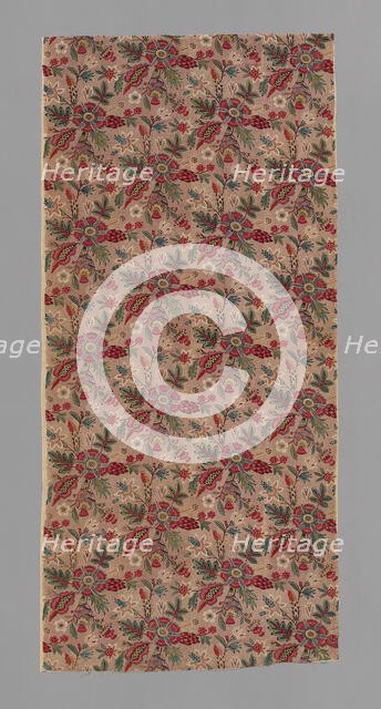 Length of Printed Fabric, France, 1780s. Creator: Unknown.