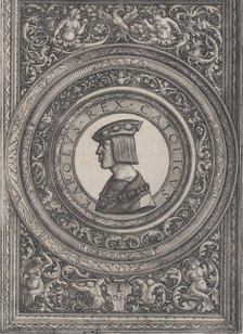 Portrait of Emperor Charles V, ca. 1519. Creator: Daniel Hopfer.