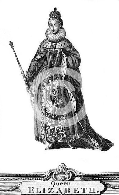 Elizabeth I of England, (1533-1603). Artist: Unknown