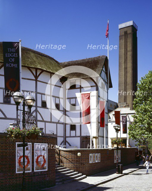 Globe Theatre, c1990-2010. Artist: Marcus Robinson.