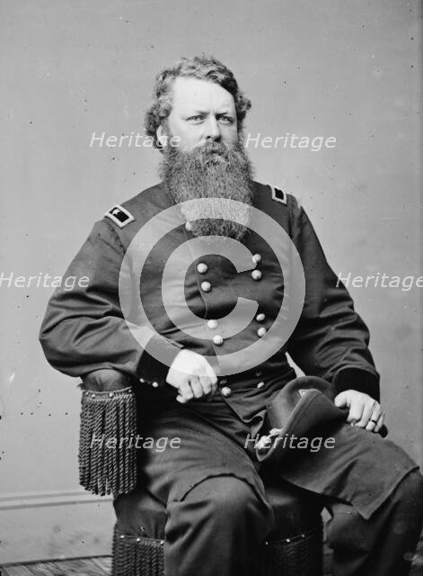 General William W. Belknap, US Army, between 1855 and 1865. Creator: Unknown.