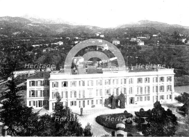 The Queen's Visit to the Riviera: view from the Excelsior Regina Hotel...at Cimiez, 1898.  Creator: Alexander Lamont Henderson.