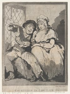Courtship in Low Life, December 15, 1785. Creator: Samuel Alken.