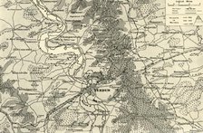 'Large Scale Map of First Phase of the Struggle for Verdun', 1916. Creator: Unknown.