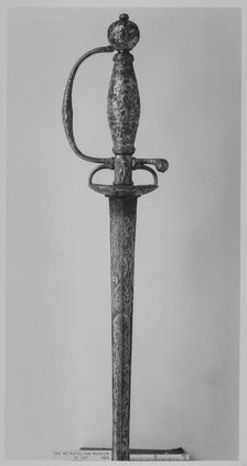 Smallsword, French, ca. 1730-35. Creator: Unknown.