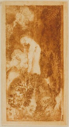 Bather, 1904. Creator: Odilon Redon.