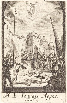 The Martyrdom of Saint John the Evangelist, c. 1634/1635. Creator: Jacques Callot.