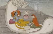 Vishnu Reclining on the Serpent Shesha, 1775-1800. Creator: Unknown.
