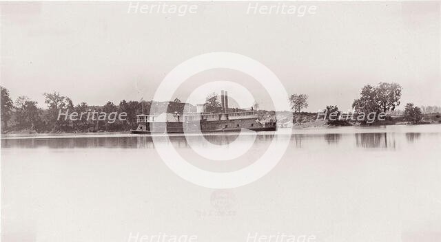 U.S. Gunboat at Kingston Gap, 1861-65. Creator: Unknown.