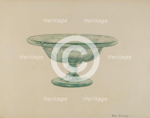 Compote, 1935/1942. Creator: Van Silvay.