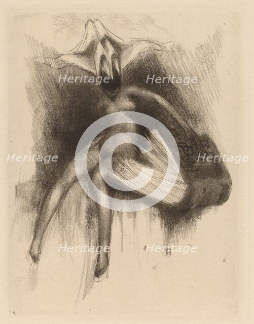 Ex Libris C. Patel, 19th century. Creator: Paul Gavarni.