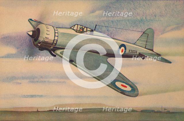 'Gloster F.5/34 Fighter Monoplane', c1944. Creator: Unknown.