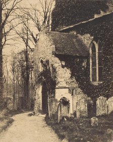 Church Porch, Earlham, near Norwich, 1857. Creator: William Harcourt Ranking.
