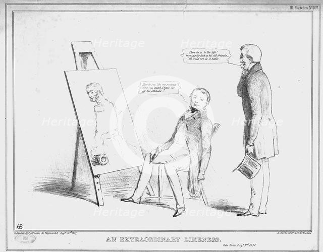 'An Extraordinary Likeness', 1837. Creator: John Doyle.