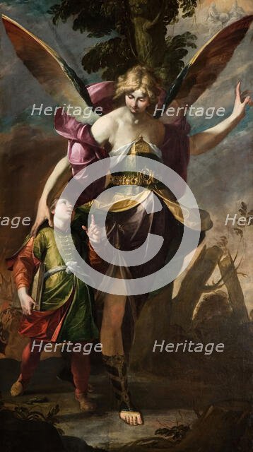 The Guardian Angel, 1630. Creator: Gioacchino Assereto.