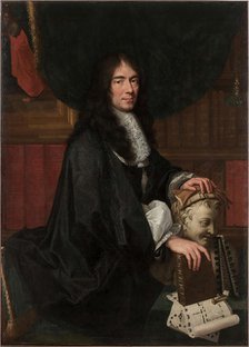 Portrait of Charles Perrault (1628-1703) . Creator: Le Brun, Charles (1619-1690).
