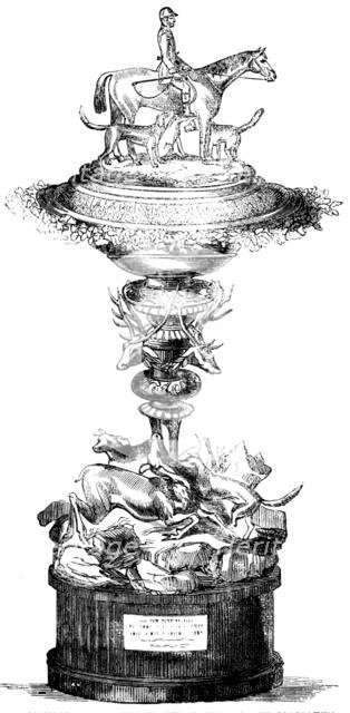 Testimonial presented to Mr. Davis of Her Majesty's Staghounds, 1858. Creator: Unknown.