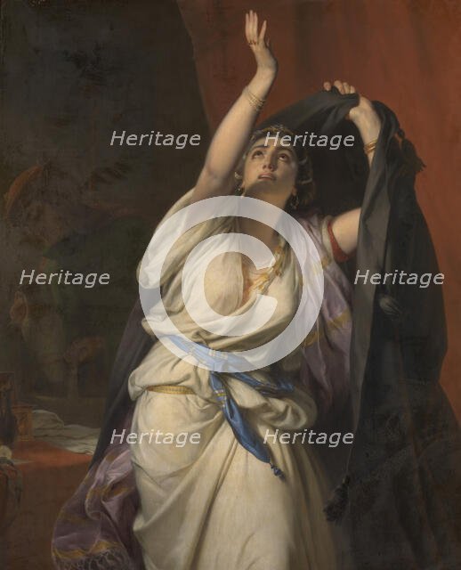 Judith's Prayer, mid-19th century. Creator: Antoon Van Ijsendijck.