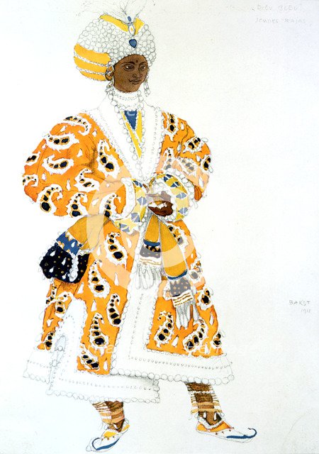 'A Young Rajah', ballet costume design, 1911. Artist: Leon Bakst
