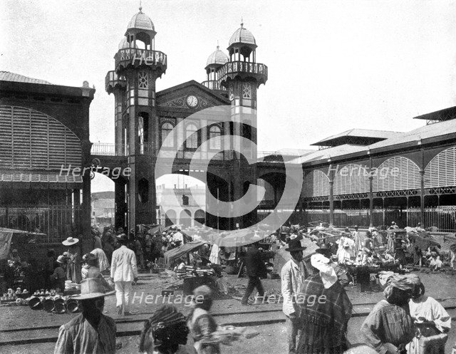 The market place, Port-au-Prince, Haiti, 1926. Artist: Unknown