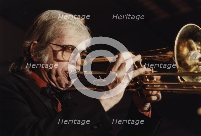 Bob Brookmeyer, Jazz Inn Party, Nordwijk, Netherlands, 1989. Creator: Brian Foskett.