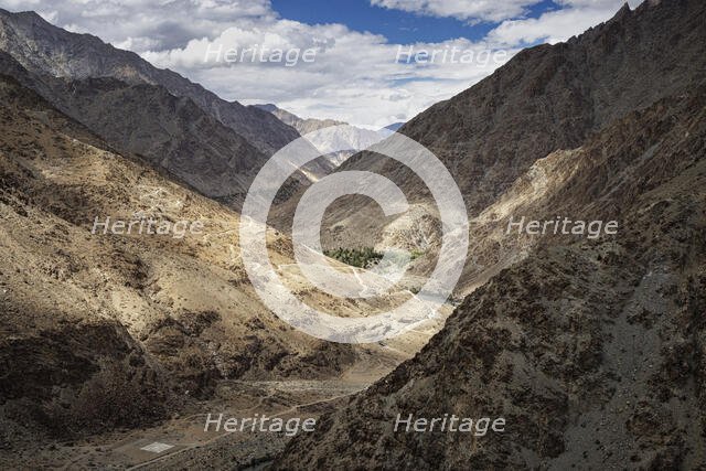 Line of Control viewpoint, Kargil, Ladakh, India, 2023. Creator: Peter Thompson.
