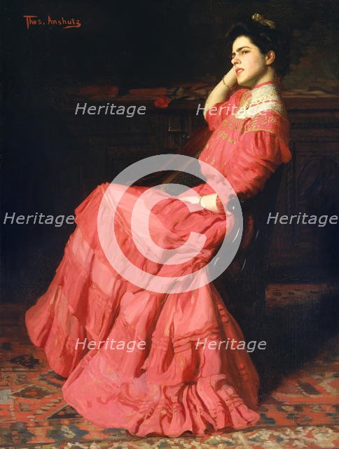 A Rose, 1907. Creator: Thomas Pollock Anshutz.